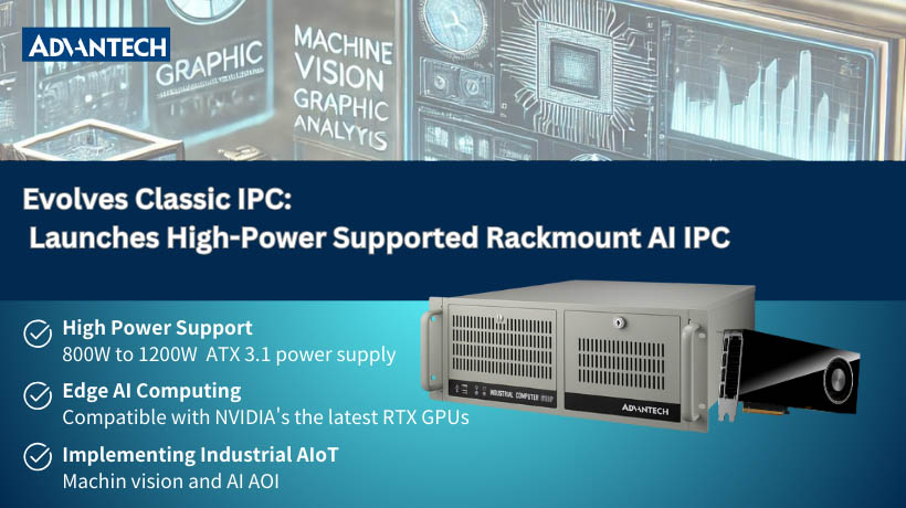 Advantech ra mắt AI IPC Rackmount công suất cao hỗ trợ GPU NVIDIA RTX